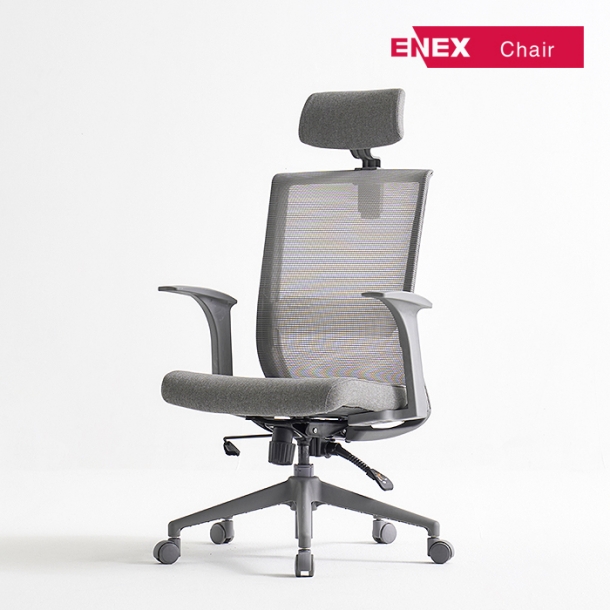 에어온 AIR 메쉬 요추 책상 의자 (팔걸이 고정형)